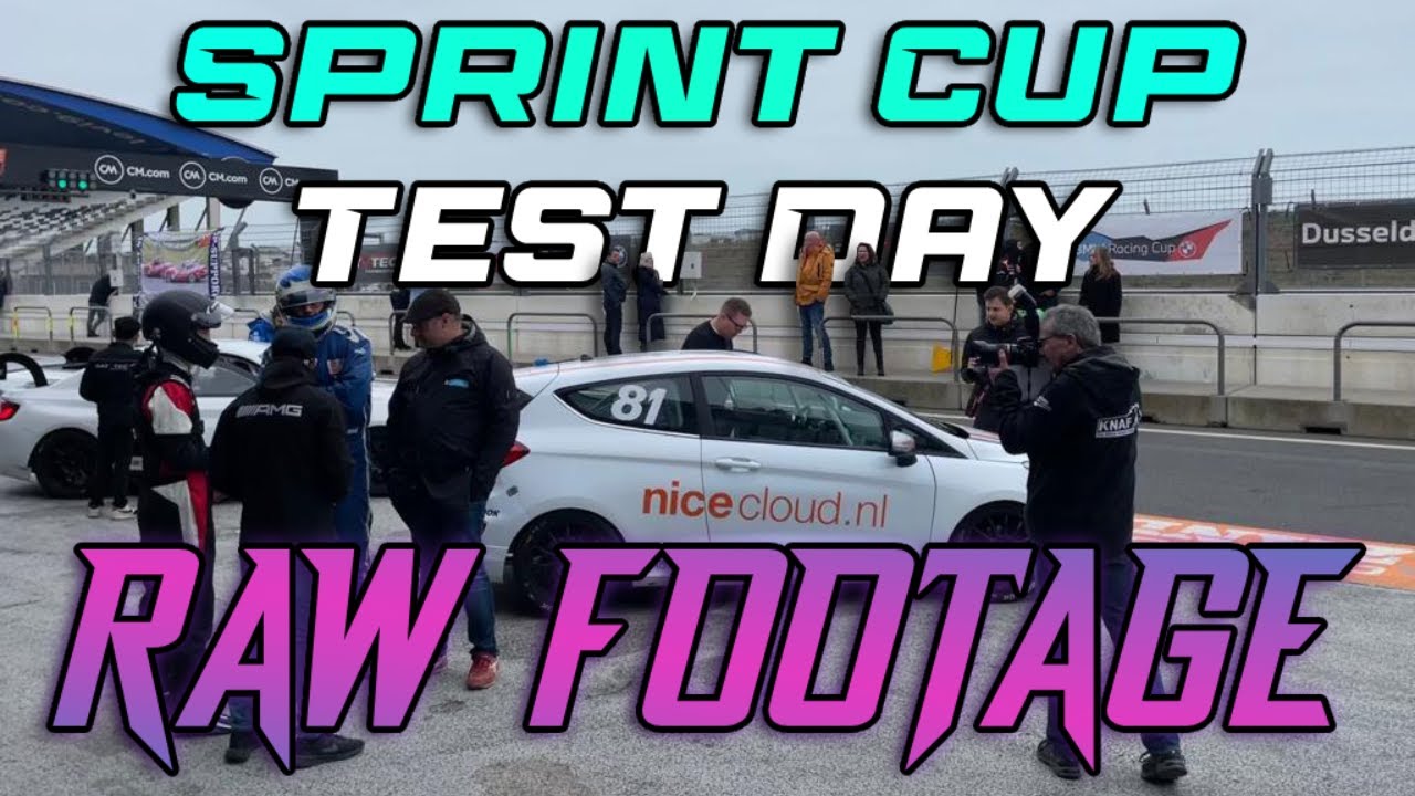 Ford Fiesta Sprint Cup Test Day - Raw Footage