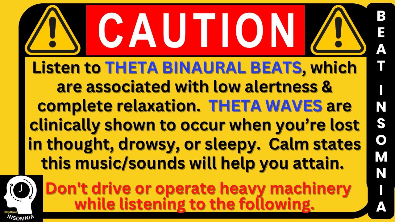 CALM YOUR MIND WITH 4hz 𝐓𝐇𝐄𝐓𝐀 𝐁𝐈𝐍𝐀𝐔𝐑𝐀𝐋 𝐁𝐄𝐀𝐓- 𝘼𝙏𝙏𝙀𝙉𝙏𝙄𝙊𝙉! DROWSY & SLEEPY STATES OCCUR WHILE LISTENING