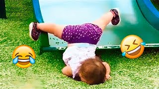 😂Funny Babies Playing Slide Fails - Cute Baby Videos😂Funny \& Hilarious People's Life