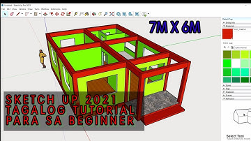 Paano gumawa ng Bahay sa Sketch Up para sa Beginner Part 1| Simpleng Inhinyero