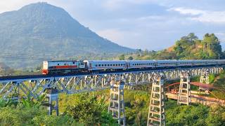 PESONA JEMBATAN KERETA API CITIIS NAGREG DI PAGI HARI