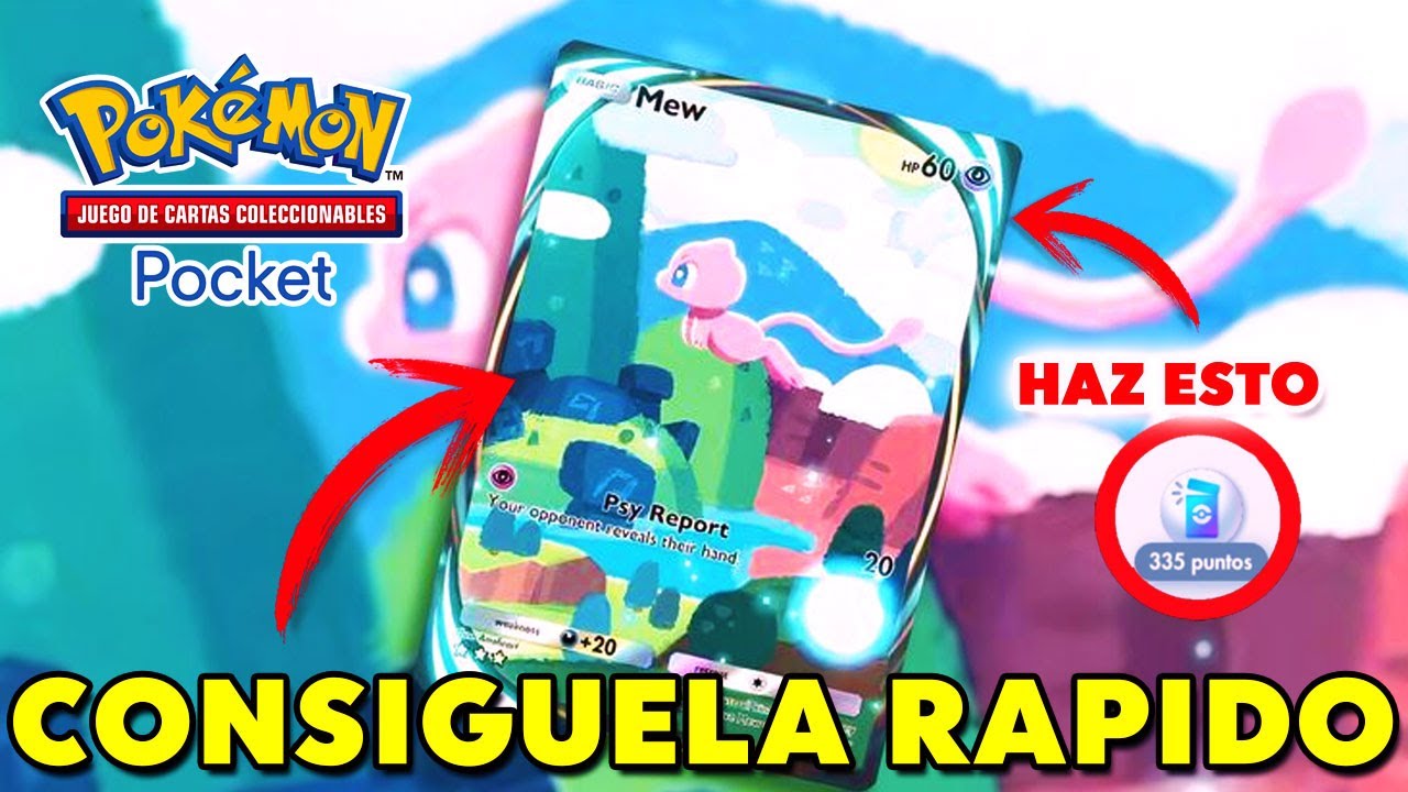HAZ ESTO para Conseguir la CARTA EXCLUSIVA de MEW en Pokémon TCG Pocket ...