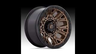 Fuel Traction D826 Matte Bronze Custom Truck Wheels | Custom