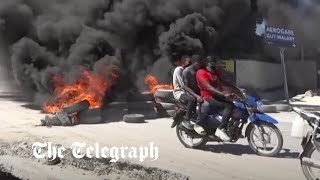 video: Haiti police riot to protest officer killings by armed gangs