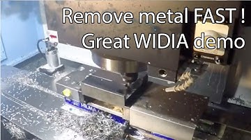 Widia milling demo on Doosan VMC - Supplied by ITC