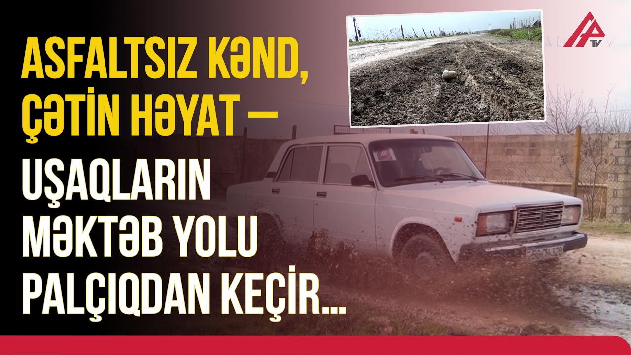 Şamaxının Nüydü kəndinin yol problemi illərdir həll edilmir  | APA TV