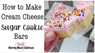Cream Cheese Sugar Cookie Bars