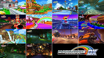 Mario Kart Arcade GP DX 1.18 (Arcade) All 14 Courses