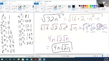 Simplifying Radicals with Variables Video