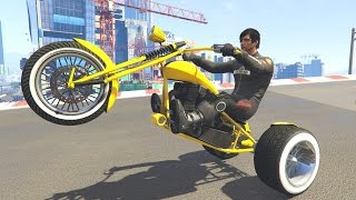 TRIKE WHEELIES! - GTA 5 Funny Moments #689