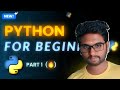 🚀 Learn Python Programming in 2025 | Full Course for Absolute Beginners! Part - 1🔥