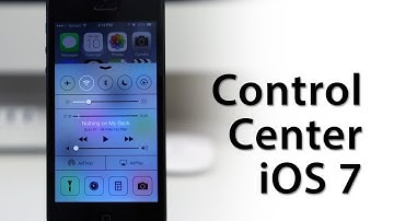 Hands-On iOS 7 Control Center  Demo - New Features
