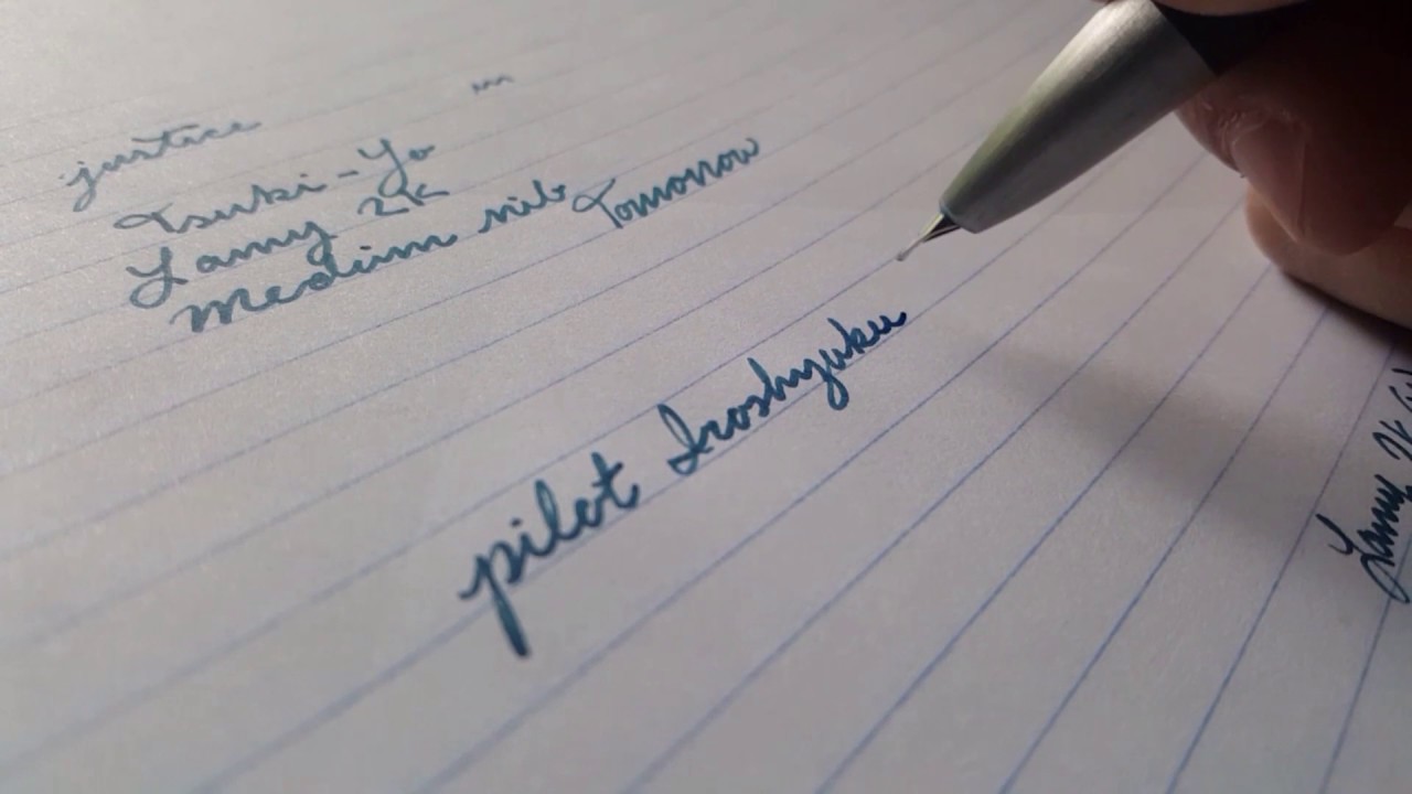 My favorite pen and ink combo