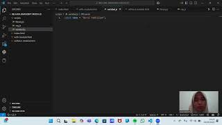 LIVE CODING JAVA SCRIPT MODULE  || NURUL FADHILLAH