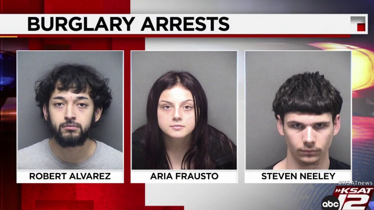 Three arrested for string of vehicle burglaries in far West Bexar ...