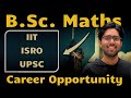 Top Career Opportunities After BSc Mathematics | IIT, UPSC & Government Jobs 🎓