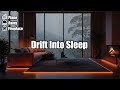 Fall Asleep Instantly with Relaxing Rainstorm, Gentle Piano and Warm Fireplace