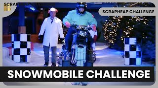 Who Wins the Snowmobile Race? - Scrapheap Challenge - Game Show