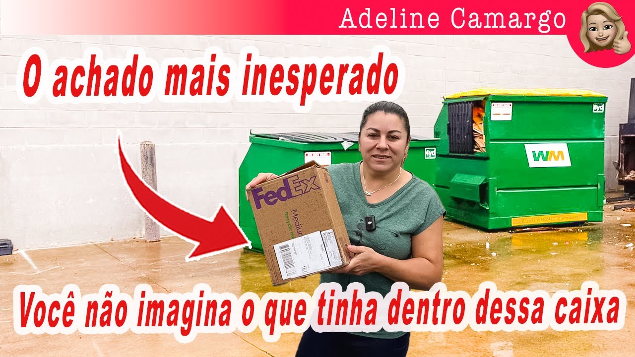 O achado mais inesperado, você não imagina oque encontrei no dumpster