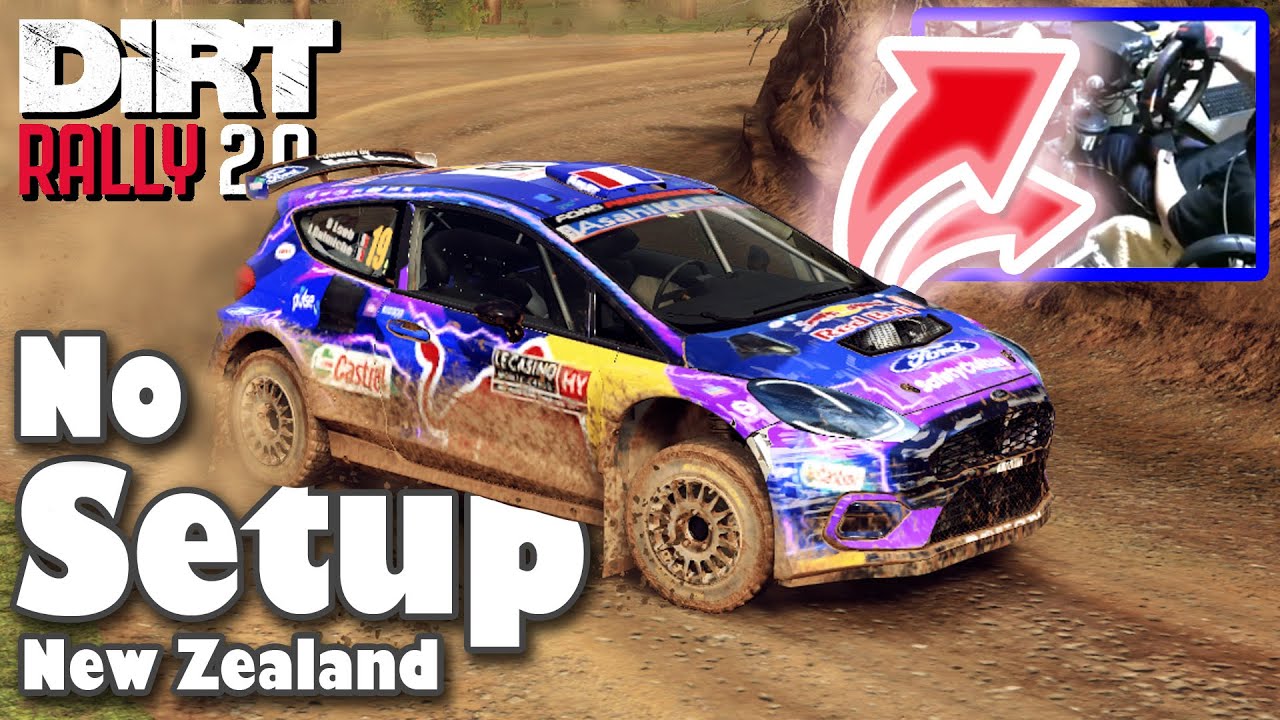 [Dirt Rally 2.0] Default Setup, New Zealand, Day Dry, Ford Fiesta R5 ...