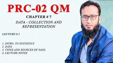 PRC-2 QM | Lecture # 01 | Chapter 07 | Sir HM Hasnan | RISE |