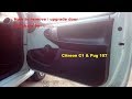 Citreon C1/ Pug 107 2004-2014 how to replace door speakers,step by step simple guide.