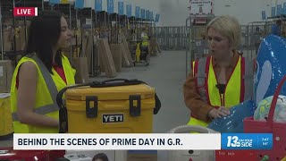 Amazon facilities prep for influx of packages during Prime Day rush