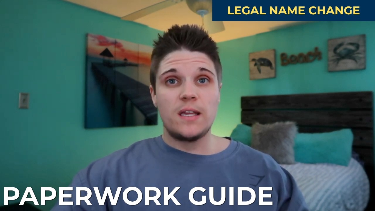 How To Legally Change Your Name As A Trans Person YouTube