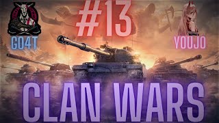 Clan Wars #13 - (GO4T) Vs (YOUJO) - Fisherman's Bay Map - World Of Tanks!