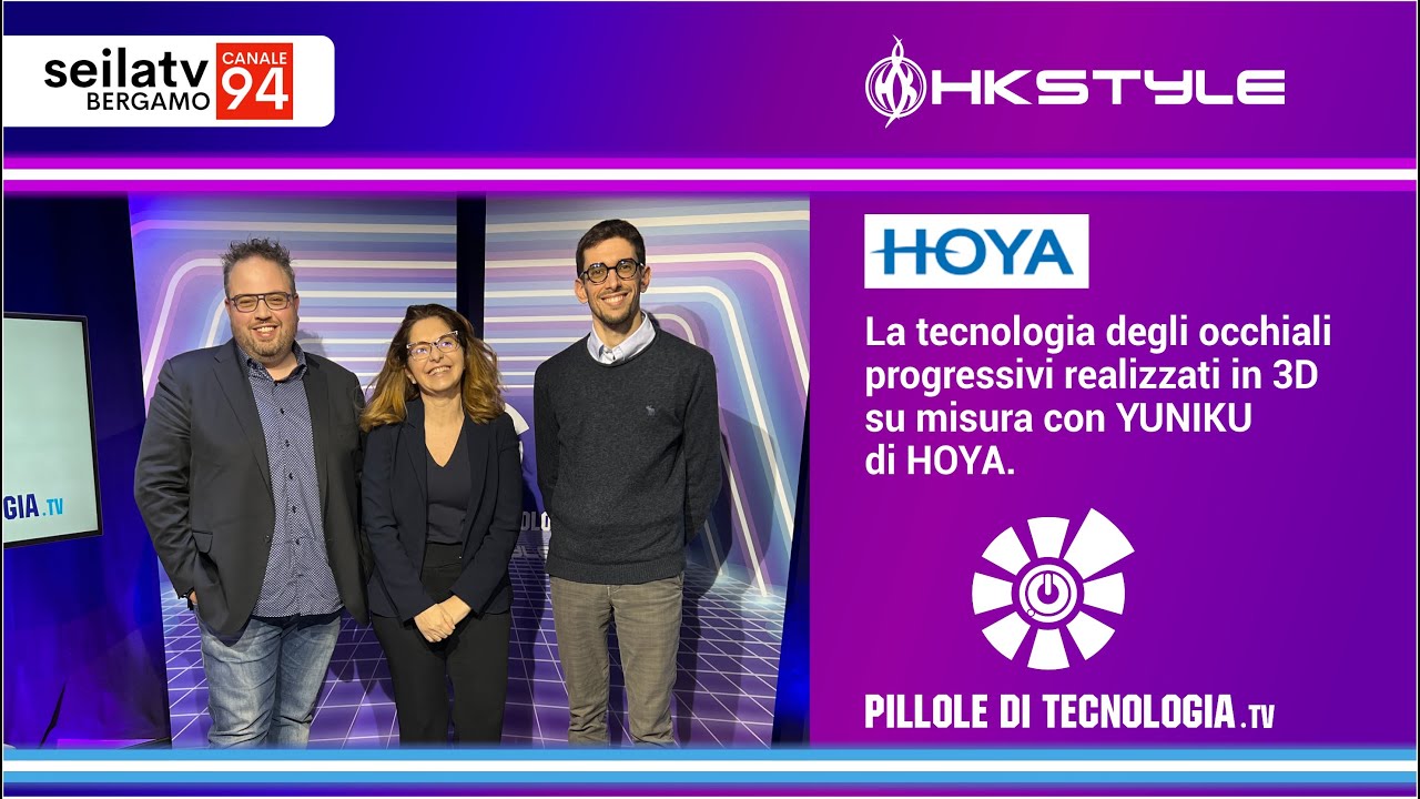 12S2PDT - La tecnologia degli occhiali progressivi realizzati in 3D su  misura con YUNIKU di HOYA - YouTube