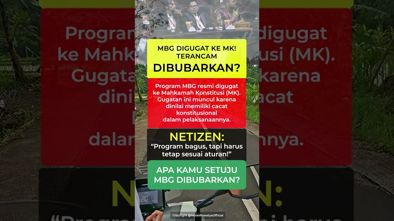 SETUJU MBG Dibubarkan?.. #viralshort #fyp #motivasi #trending #mbg