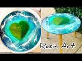 Resin art epoxy resin table the secret to beautiful sea foam is epoxy resin