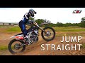How to Jump Your Dirt Bike Straight | 3 Easy Steps