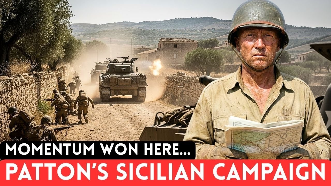 Fall Asleep To | The Complete History of Patton’s Sicilian Campaign | WW2 Relaxing War Documentary