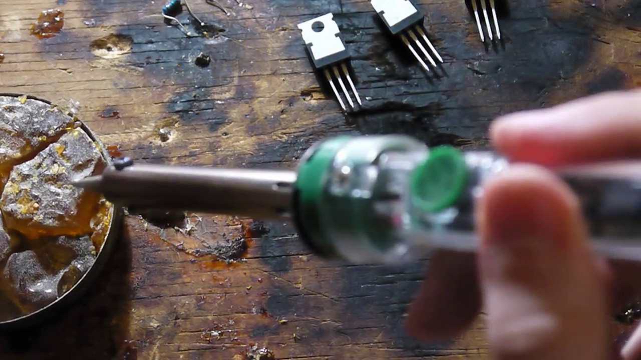 Пайка мосфета. сборка электронной сигареты #1