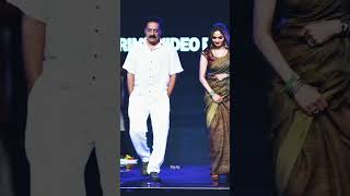 Prakash Raj with wife at show #prakash raj#shorts#south super star