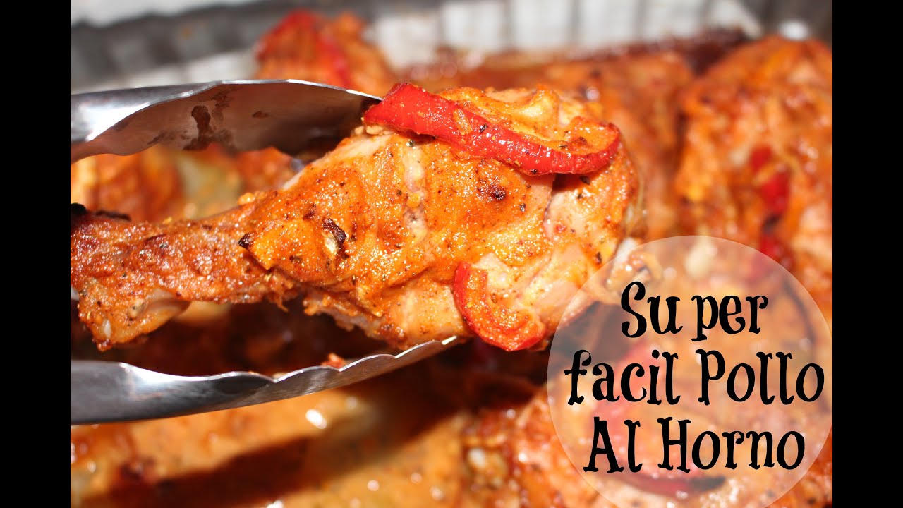 Pollo al horno super facil Cocinando con Ros Emely YouTube