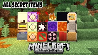 Every Hidden Blocks & Items in Minecraft PE (How to get)