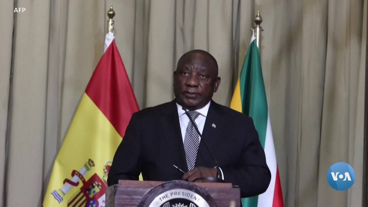 South Africa Ramaphosa Criticizes U.S. Over Terrorism Alert