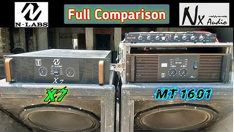 Nx Audio Mt 1601 V/S N Lab X7 Amplifier | Amplifiers Full Comparison Testing Ke Sath Me | With Price