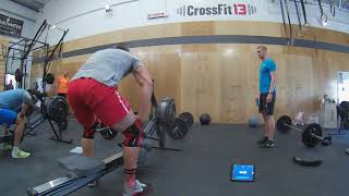Andy Collings Cyprus Throwdown 2018 Wod 1 Masters 45-49