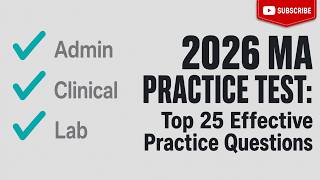 CMA Exam Review 2026 | Medical Assistant Practice Test