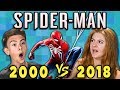 Spiderman old vs new 2000 vs 2018 react gaming