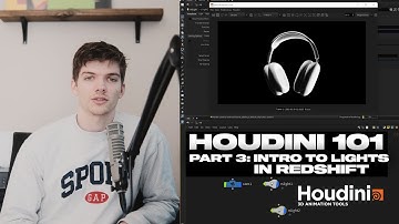 Houdini 101: Lighting inside Houdini & Redshift - Part 3
