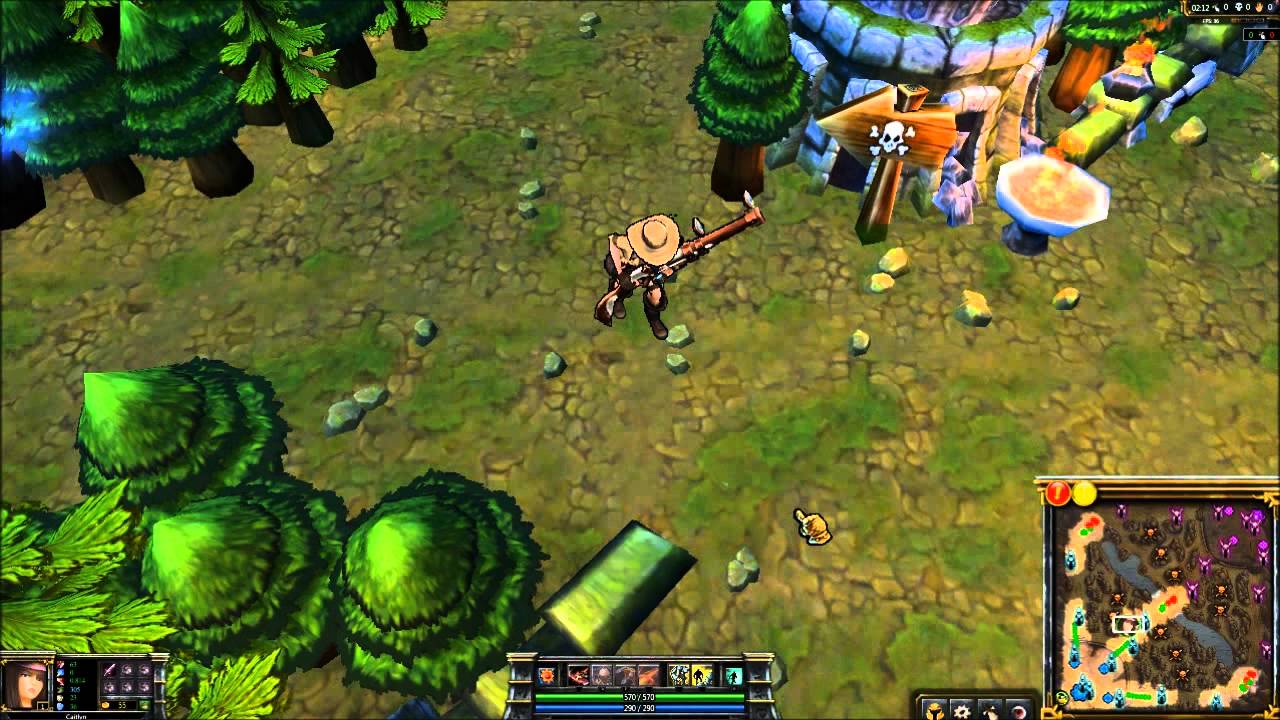 League of Legends Safari Caitlyn In Game Skin - YouTube