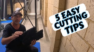 5 Easy Steps How to Cut Garage Floor Tiles Against the Wall