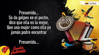 Presumida, Los Diablitos, Video Letra - Sentir Vallenato