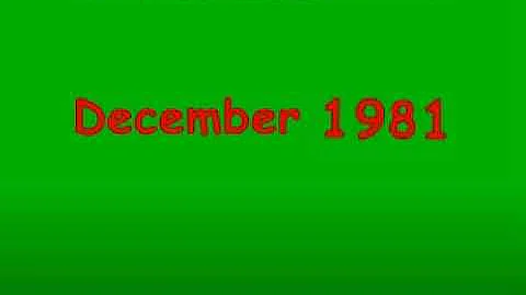 Starfall Calendar: December 1981 Title Card.