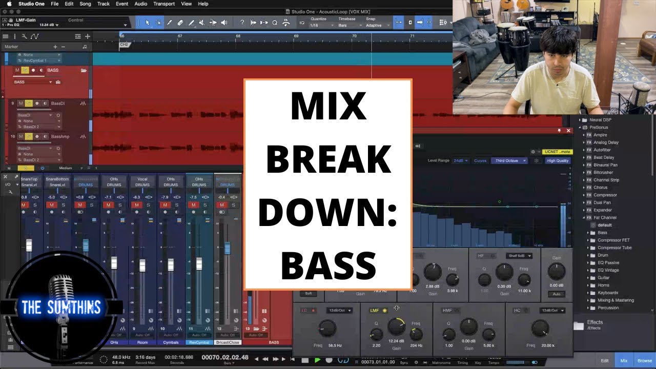 Full Mix Breakdown Mixing Bass Guitar YouTube