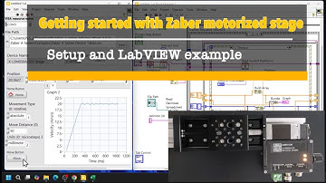 Getting started with the Zaber motorized stage, Ep2 Setup, and LabVIEW example
